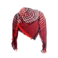 thumbnail image 1 of Clearance! Baberdicy Womens Fall Winter Scarves Classic Fringe Plaid Scarf Warm Large Blanket Shawl Scarf Red, 1 of 4
