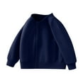 thumbnail image 1 of Baby Girl Clothes Jacket Baby Girl Jean Jacket Winter Coat Toddler Boy Children Jacket Children's Baby Zipper Cardigan Solid Color Coat, 1 of 7