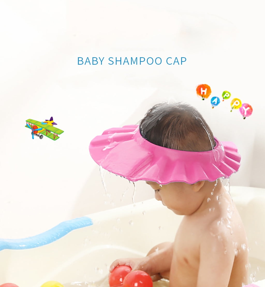 Clearance! Baby Kids Shampoo Bath Bathing Shower Cap Hat Wash for Kid