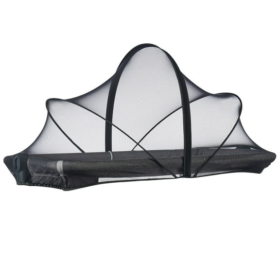 Baby Mosquito Net Tent Folding Crib Cover Bassinet Mosquito Net Cover Home Storage Supplies (Black)