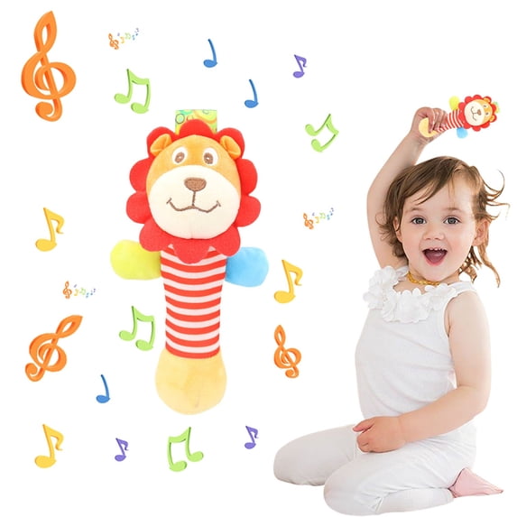 Soft Raddle Clearance! Baby Soft Hand Rattle Toys, Infant Developmental Hand Grip ...