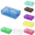 thumbnail image 1 of Clearance Back to School Pencil Case - Plastic Transparent Pencil Pouch, Clear Pencil Box, Multi-Functional School Supplies, Great for Colored Pencils, Sketching, Art Tools,Yellow, 1 of 3
