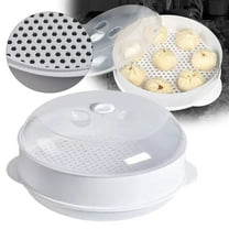 Clearance Bakeware under $5,Special Container For Microwave Oven Steamer Multi Functional Household Steaming Box For Heating Vegetables Steamed Buns Mantou And Not Drying