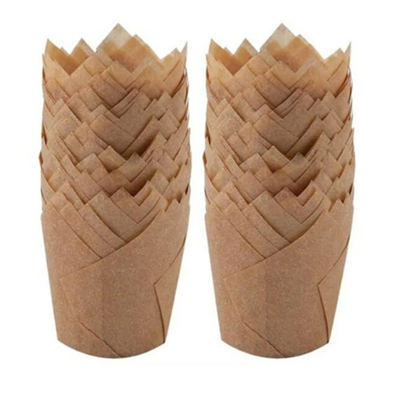Clearance Bakeware under $10,200pcs Cupcake Liners Liners Cupcake Paper Baking Cup Holder For Wedding Birthday Party Standard Size(brown)
