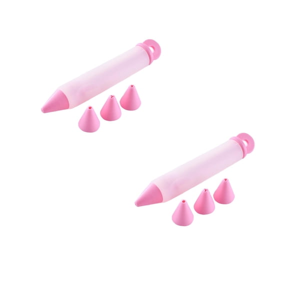 Clearance Bakeware under $6 Silicone Food Writing Pen Chocolate Cake Decorating Tools Cream Cup Icing Piping