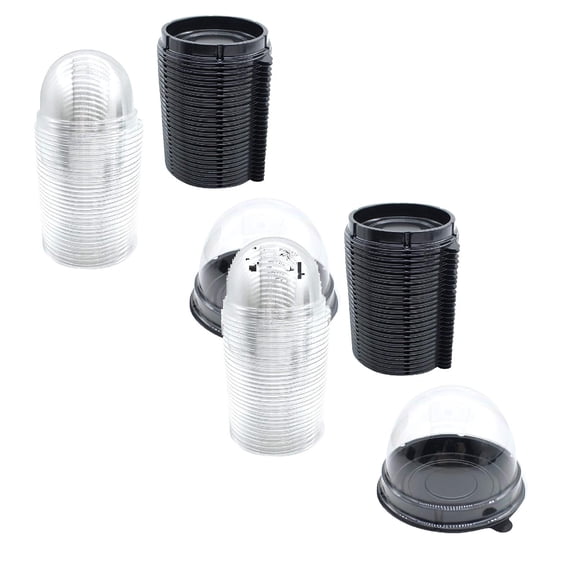 Clearance Bakeware under $7 50PCS Disposable Cake Box Moon Cake Box Snow Mei Niang Baking Blister