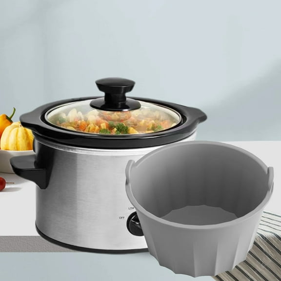 Clearance Baking trays & trays under $5,Round Cooker Liner Grade Reusable Non Stick Heat With Handle Dishwasher Round Slow Cooker Liner Kitchen