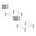 thumbnail image 1 of Clearance Baking trays & trays under $7 Clear Acrylic Cake Display Stand Square Metal Support Shelf, 1 of 5