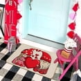 Clearance!! Valentine's Day Decorative Atmosphere Mats Carpet Love