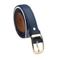 thumbnail image 1 of Baqcunre Plus Size Women Leather Belt Black Casual Waist Belt for Jeans Pants with Metal Pin Buckle, 1XLady's Belt Blue One Size, 1 of 5