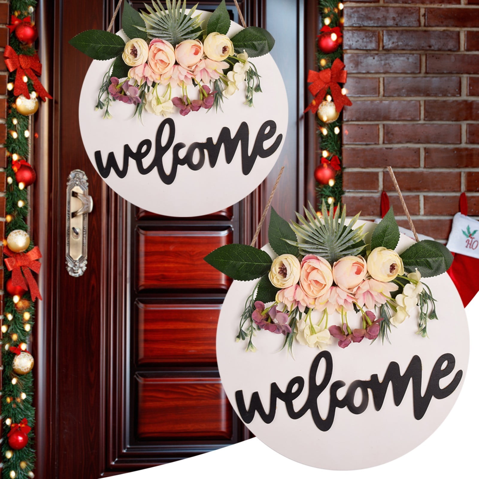 Clearance Bargains Adyi Room Decor, Christmas Door Hanging Sign for