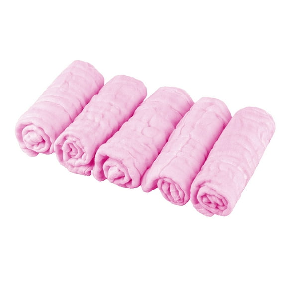 Clearance Barhoo Bath Towels, Pretty See Organic Cotton Baby Wipes Soft Newborn Baby Face Towel Natural Baby Muslin Washcloths and Towels for Sensitive Skin Set of 5, Clearance Sale