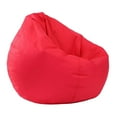 thumbnail image 1 of Clearance! Barhoo Bean Bag Chair Fashionable Tatami Bean Bag Red (Without Sofa Core) Fashion the Lazy Sofa Chair the New Sofa the Lazy 70X80Cm Bean Bag Clearance Sale 1X Sofa Bag, 1 of 8