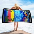 thumbnail image 1 of Clearance! Beach Towel Oversized,Super Absorbent Sand Free Thick Microfiber Beach Towel,Cute Tropical Palm Leaf Beach Towels 30”x60” for Kids,Men,Women,Girls,Boys, 1 of 9