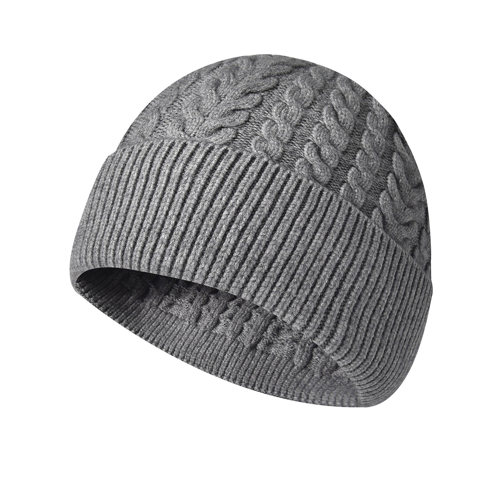 Clearance Beanie Hats for Men Winter Hats for Guys Cool Beanies Mens Lined Knit Warm Thick