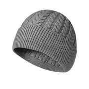 Clearance Beanie Hats for Men Winter Hats for Guys Cool Beanies Mens Lined Knit Warm Thick Skully Stocking Binie Hat