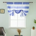 thumbnail image 1 of 1 Roman Blind Beauty Roman Curtain Short Sheer Tie Up Window Balloon Shade Sheer Voile, 1 of 8