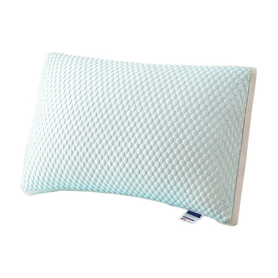 Hvmvliv Bed Pillows Cool Bed Pillows for Sleepers Hotel Home Firm Pillows Luxury Down Filling Supportive Pillows for Hot Sleepers Blue