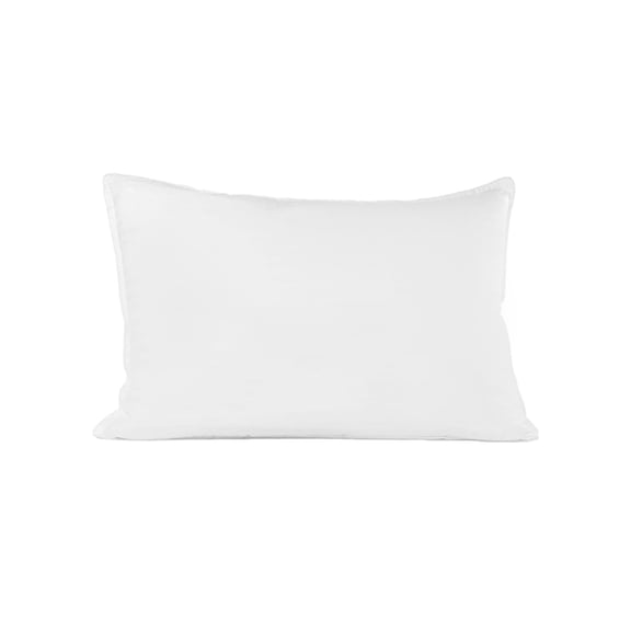 Hvmvliv Bed Pillows Pillows (12x20Inch) Bed Pillows for Sleeping Standard Pillows 1 Pack for Back Stomach Or Side Sleepers Soft Pillows Machine Washable Home Hotel Use White