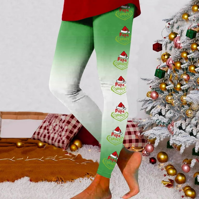 Clearance Before Christmas,Christmas Leggings ,Christmas Grinch