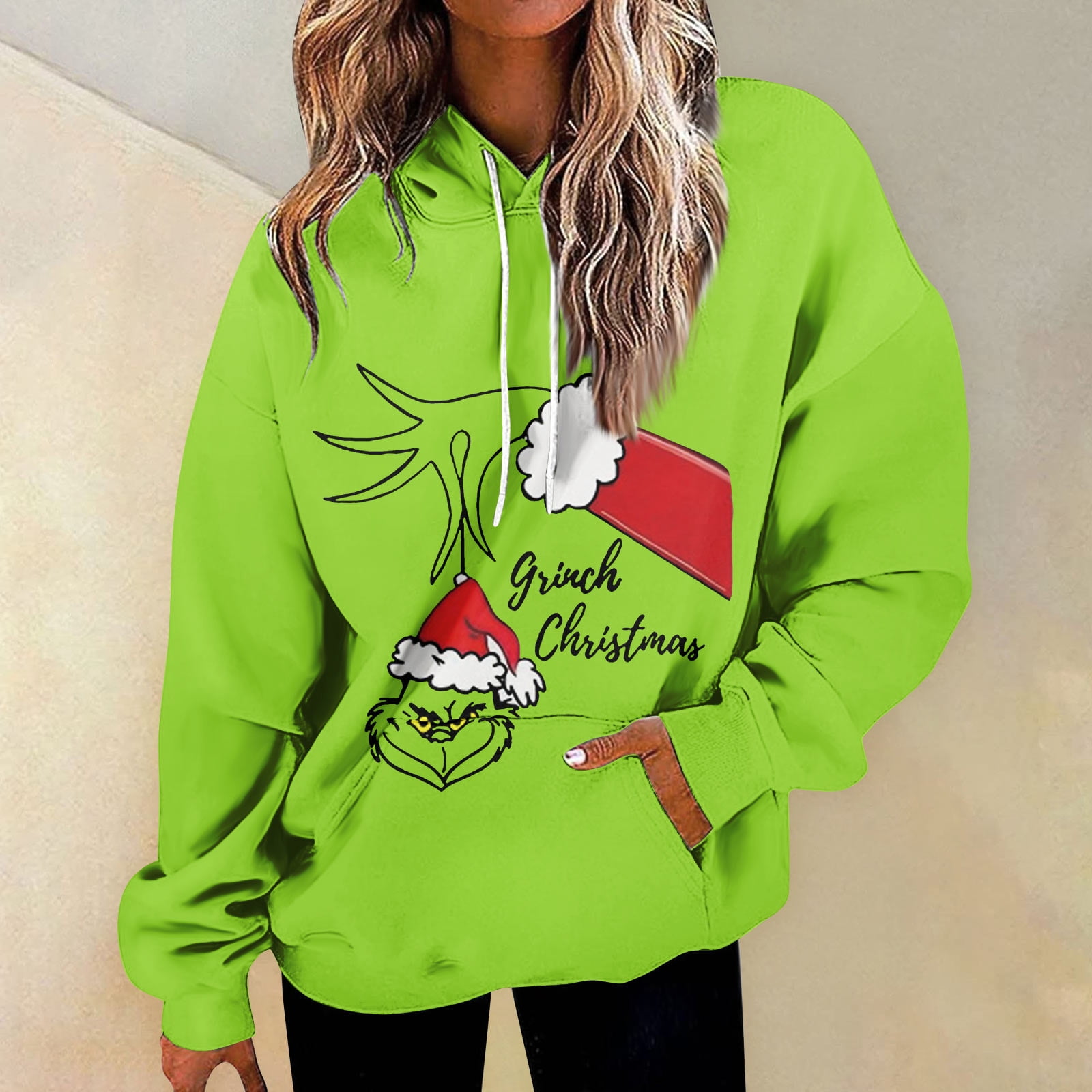 Clearance Before Christmas！gotyou Christmas Grinch Sweatshirts Womens