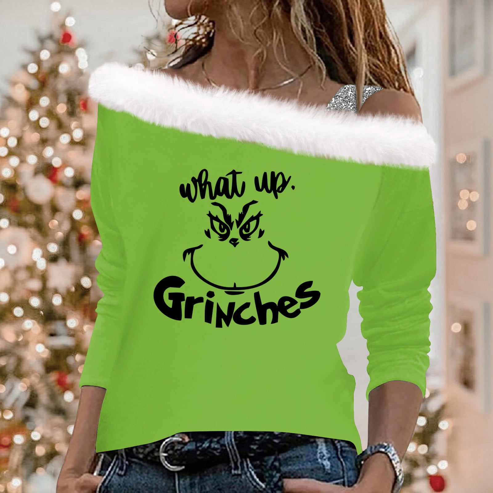 Clearance Before Christmas,Grinch Shirt Women,Christmas Grinch Shirt ...