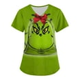 Clearance Before Christmas Christmas Grinch Shirts for Women Scrubs