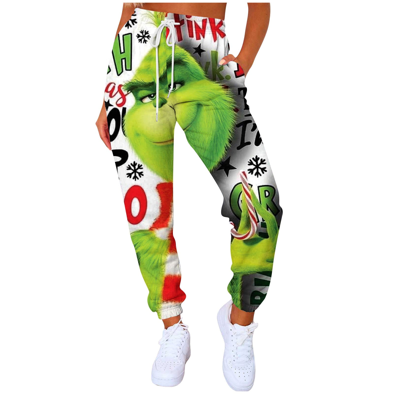 Clearance Before Christmas Grinch Sweatpants Christmas Sweatpants for  Womens Ladies Joggers Tracksuit Bottoms Trousers Slacks Gym Jogging Sweat  Pants - Walmart.com