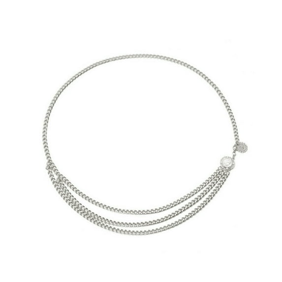 Clearance Belt Vintage Women Waistband Metal Waist Chain Belt Wide Gold Coins Tassel Band