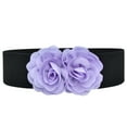 thumbnail image 1 of Clearance Belt Women Stretchy Belt for Dresses Vintage Elastic Wide Waist Belt, 1 of 3