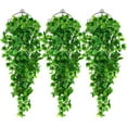thumbnail image 1 of Clearance!Beppter Hangs,Decoration Indoor Artificial Plants 3Pcs Hanging Baskets) Outdoor For Wall (No Home Decor, 1 of 9