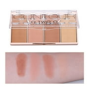 Clearance！ Besaacan Four-Color Blush Contour Powder Palette 02 English Version