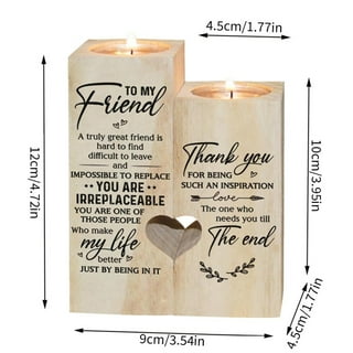 Heart Candle Pillar Candles Home Decor Cute Gifts Personalized
