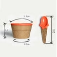 thumbnail image 1 of Bifavgk 1Pc Kids Ice Bowls Ice Cup Couples Bowl Gifts Dessert Or Ice Cream Scoop Baby Spoons Mixing Bowls Orange, 1 of 3