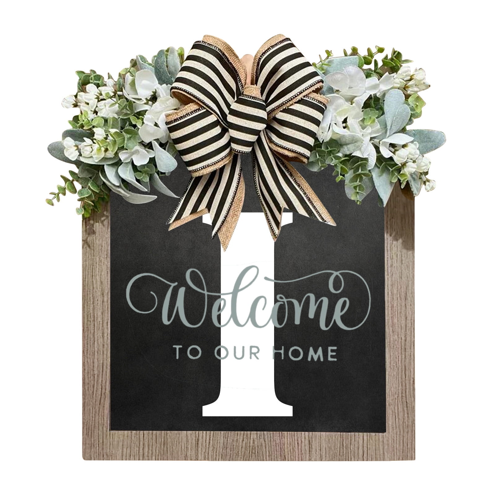 Clearance！ Bifavgk 2023 New Last Name Year Round Front Door Wreath