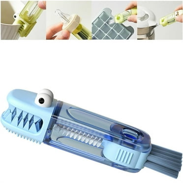 Clearance! Bifavgk 4 In 1 Multipurpose Bottle Cleaner Brush U Shaped Portable Mini Cup Lid Brush 4 In 1 Multifunctional Bottle Mouth Cleaning Brush Household Kitchen Cleaning Tool Blue