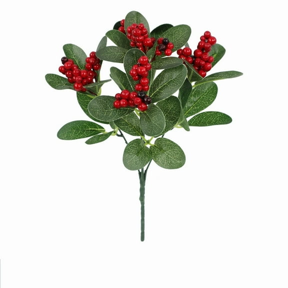 Office Desk Fake Flower Arrangements,Artificial Blueberries Artificial Snow Berries Imitation Berries Vases For Flowers Artificial Berry Stems Faux Berries Blueberry Silk Flowers Table Home Blueberry