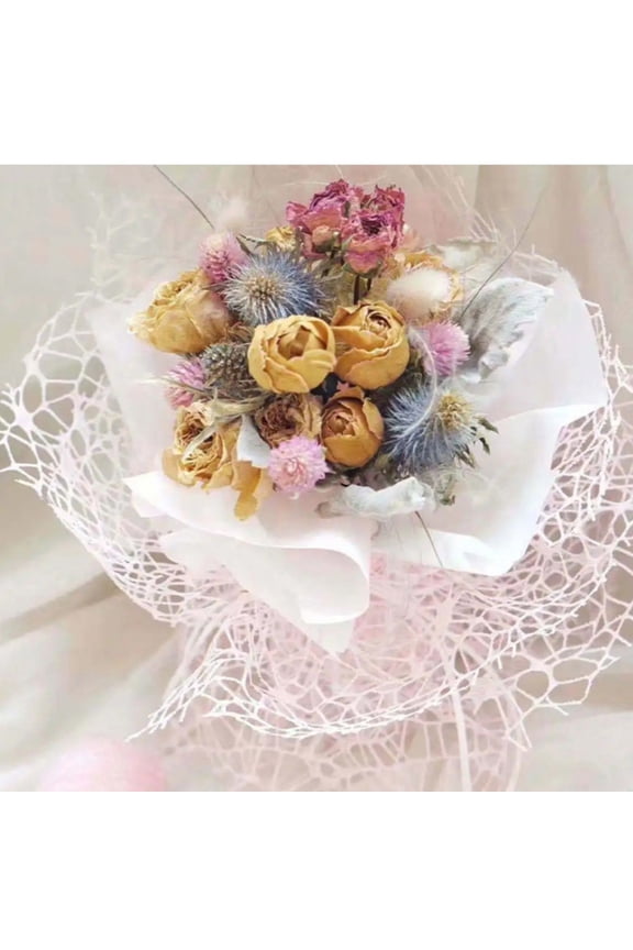 Clearance! Bifavgk Net Mesh Floral Bouquet Wrapping Paper For Packaging Fresh Flower Wedding Valentine'S Day Florist Supplies Gift Bags Tissue Paper For Gift Bags Flower Wrapping Paper