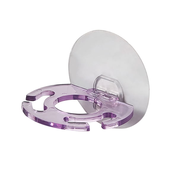 Clearance! Bifavgk Punch-Free Toothbrush Toothpaste Holder Bathroom Toothbrush Storage Rack Toothbrush Holders For Bathrooms Toothbrush Covers Purple