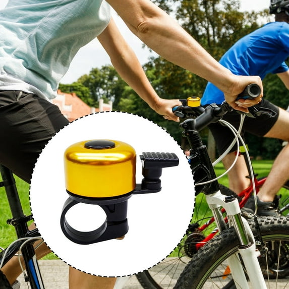Clearance!Bike Bells, Bicycle Bells for Mountain Bike Handlebars Loud Crisp Clear Aluminum Bike Bell Road Bike Ring Bell with Screwdriver for Adults Kids Boys Girls