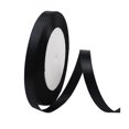 thumbnail image 1 of Clearance! Binkne 25Yd Satin Ribbon 10mm Fabric Gift Ribbon for Wedding Christmas Birthday Gift Satin Ribbon Black, 1 of 1