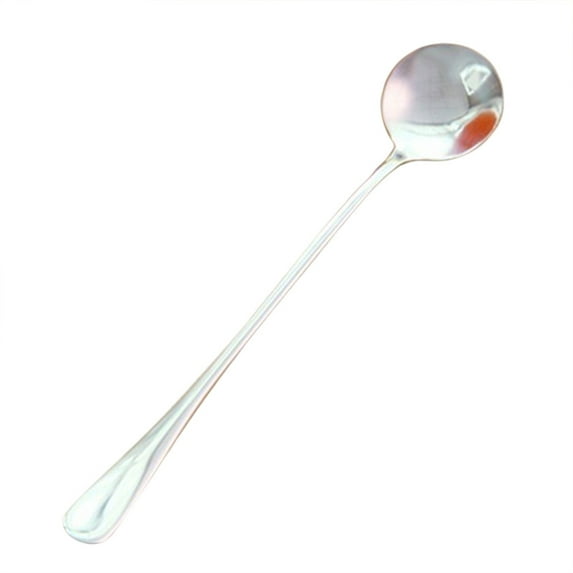 Clearance! Binkne Long Handle Tea Coffee Spoons Ice Cream Cutlery Stainless Steel Nt Coffee Spoon A