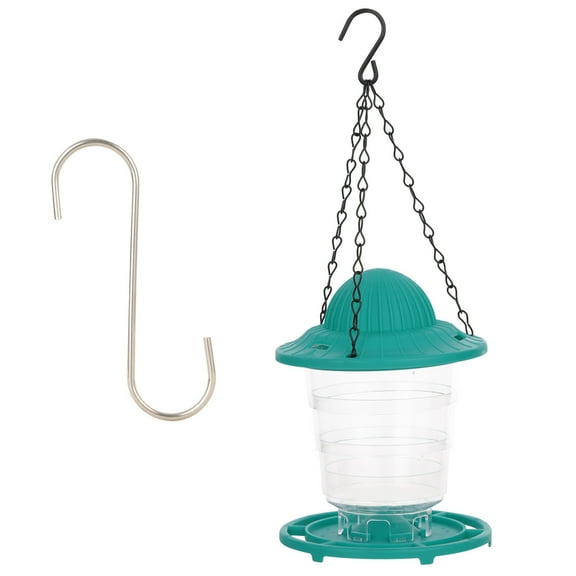 Hvmvliv Bird Feeder Bird Feeders for Outdoors Squirrels Proof Bird Feeders Hanging for Outside, Bird Feeders Garden Yard Decoration, Easy Clean(Green)