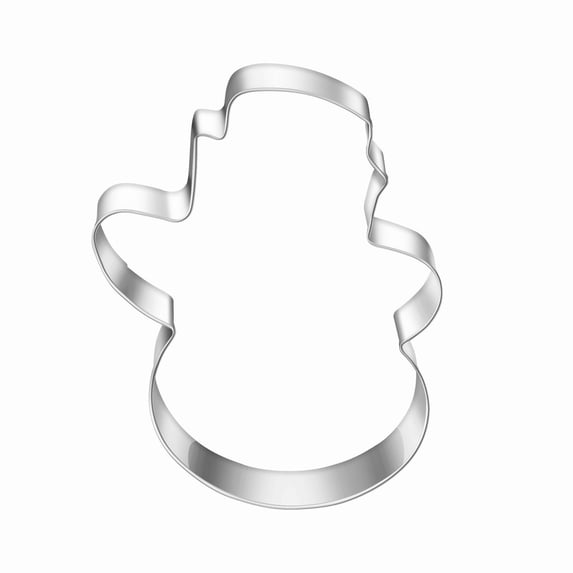 Clearance Biscuit Moulds under $5,Large Christmas Cookie Cutters 4" Holiday Cookie Cutters Stainless With Recipe Instruction Snowman Christmas Tree Snowflake..