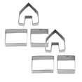 thumbnail image 1 of Clearance Biscuit Moulds under $6 Christmas House Cookie Cutter Cookie Tool Cookie Cutter Baking Tool Cookie Set Stainless Cookie Cutter Cake Cookie Ring Baking Tool, 1 of 9