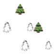thumbnail image 1 of Clearance Biscuit Moulds under $6 Christmas Tree Cookie Cutter Set 2 Piece Christmas Tree Cookie Cutter Set With Recipe Booklet Perfect For Christmas Decoration DIY Gift Home Children Baking Too, 1 of 4