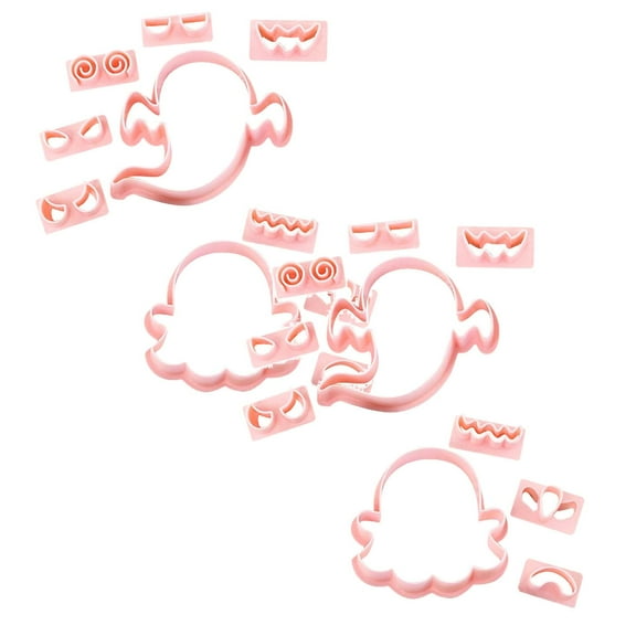 Clearance Biscuit Moulds under $6 Halloween L Funny Hollow Expression Cookie Cutter DIY Fondant Baking Tool.