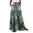 thumbnail image 1 of Long Skirts Fall Skirts for Women 2024 Womens Boho Skirt European and American Loose Casual High Waisted Skirt Long Skirts for Women Fall, 1 of 4