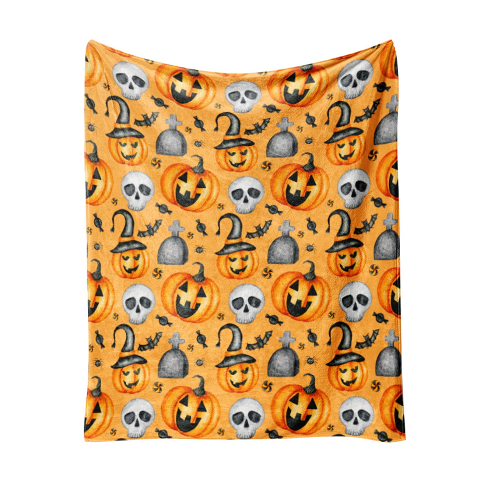 Clearance! Blanket Cute Blanket Halloween Lightweight Throw Blanket