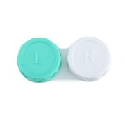 Clearance! Blekii Glasses Case Double Box Cosmetic Contact Glasses Storage Box Contact Lens Case Mint Green
